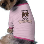 I Love My Pitbull pet clothing