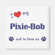 I Love My Pixie-Bob (Male Cat) Magnet
