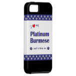 I Love My Platinum Burmese (Male Cat) iPhone 5 Cover