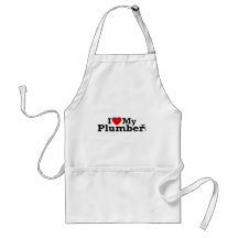 I Love My Plumber Aprons