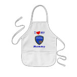 I Love My Police Mummy aprons