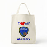 I Love My Police Mummy bags