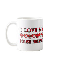 I Love My Polish Husband Mug