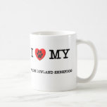 I LOVE MY POLISH LOWLAND SHEEPDOG COFFEE MUGS