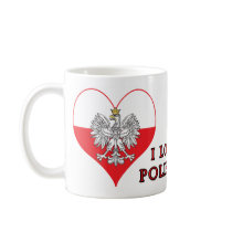 I Love My Polish Wife Mugs