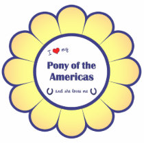 I Love My Pony of the Americas (Female Pony) Cut Outs
