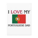 I Love My Portuguese Dad postcards