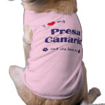 I Love My Presa Canario (Female Dog) pet clothing