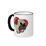I Love my Pug Mug (Cartoon)