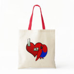 I Love my Red Sided Eclectus Bag