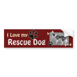 I love my Rescue DogBumper Sticker
