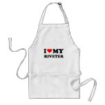 I Love My Riveter aprons