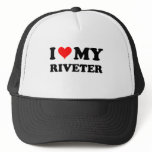 I Love My Riveter hats