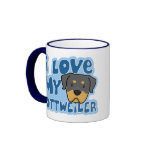 I Love My Rottweiler Mug