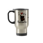 I Love My Rottweiler Mug