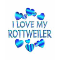 I Love My Rottweiler t-shirts