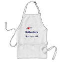 I Love My Rottweilers (Multiple Dogs) aprons