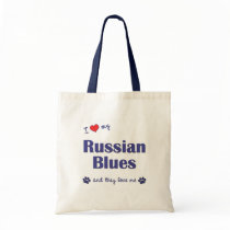 I Love My Russian Blues (Multiple Cats) Bag