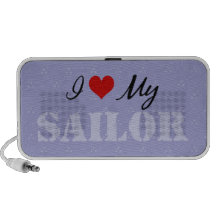 I Love My Sailor iPhone Speakers