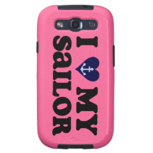 I Love My Sailor US Navy Samsung Galaxy S3 Case