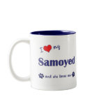 I Love My Samoyed (Female Dog) mugs