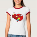 I Love my Scarlet Macaw Ladies Ringer T-Shirt