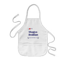 I Love My Shagya-Arabian (Female Horse) Aprons