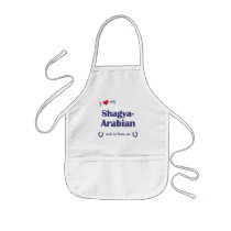 I Love My Shagya-Arabian (Male Horse) Aprons