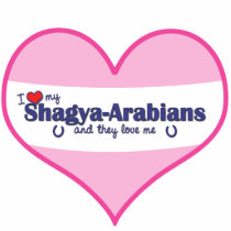 I Love My Shagya-Arabians (Multiple Horses) Photo Cutouts