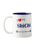 I Love My ShiChi (Female Dog) mugs