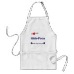 I Love My Shih-Poos (Multiple Dogs) aprons