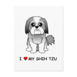 I love my Shih Tzu Post Card postcards