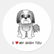 I love my Shih Tzu Sticker