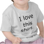 I Love My Shirt Funny Text Product.