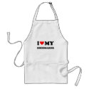 I Love My Shoemaker aprons