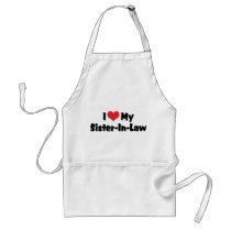 I Love My Sister-In-Law Aprons