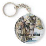 I love my Sled Dog Keychain