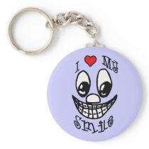 I Love My Smile Keychain