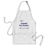 I Love My Smooth Fox Terrier (Male Dog) aprons