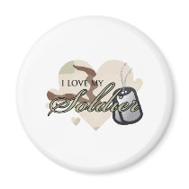 I love my Soldier Fridge Magnets
