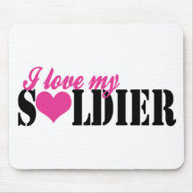 I love my Soldier Mouse Mats