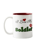 I Love My Soldier Tshirts and Gifts Mugs