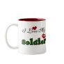 I Love My Soldier Tshirts and Gifts Mugs