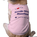 I Love My South African Boerboel (Female Dog) pet clothing