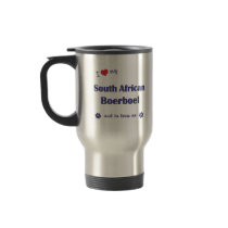 I Love My South African Boerboel (Male Dog) Mug