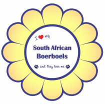 I Love My South African Boerboels (Multiple Dogs) Photo Sculptures