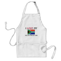 I Love My South African Dad Aprons