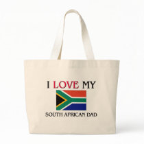 I Love My South African Dad Tote Bags