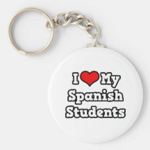 I Love My Spanish Students Key Chains