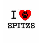 I LOVE MY SPITZS t-shirts